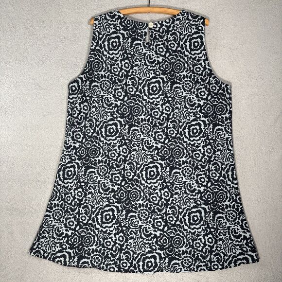 Rip Skirt Mini Dress Women’s XXL Sun Dress Night Blooms Hawaiian Beach Resort - Picture 10 of 12